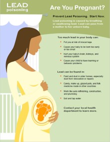Lead Poisoning: Are you pregnant?