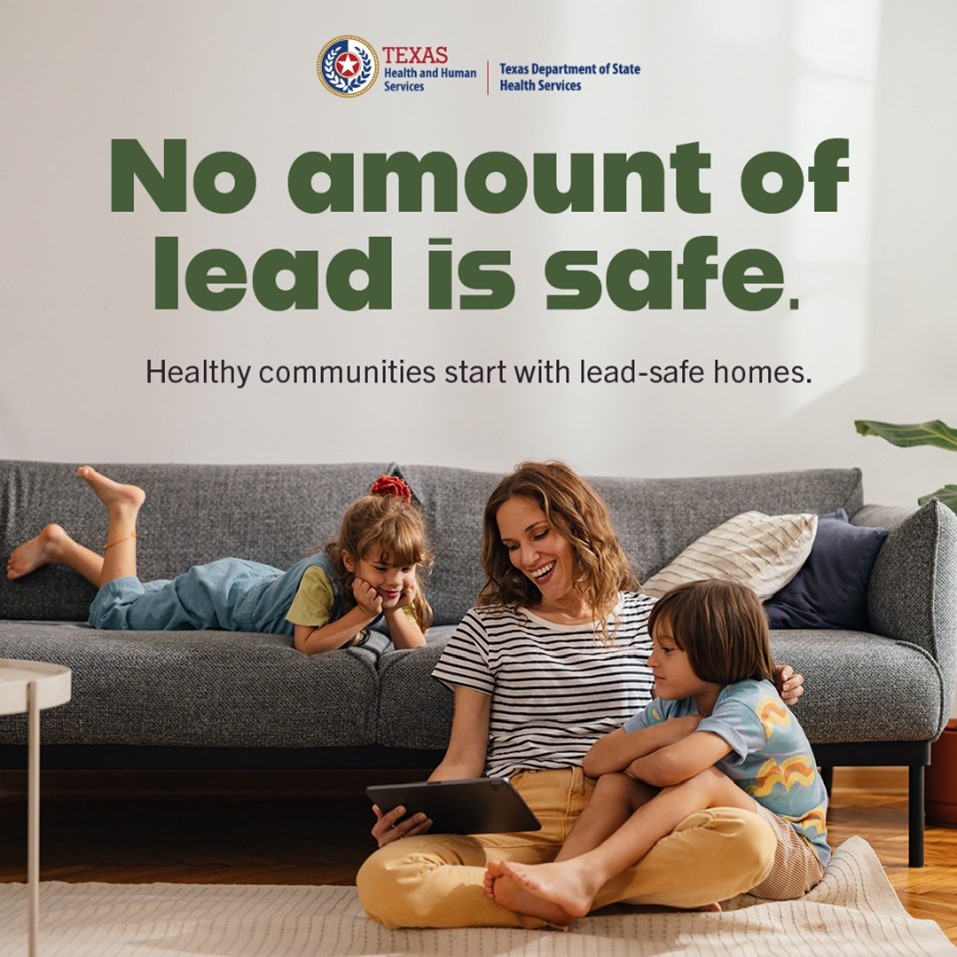 DSHS Social Media Image depicting a lead safe home.