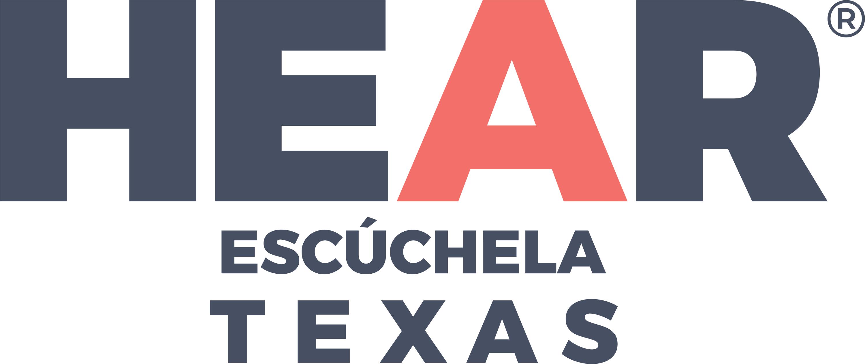 Spanish Hear Her Texas Logo