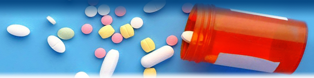 Tablets, pills and medicine bottle