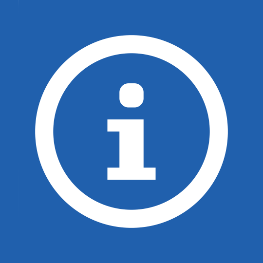 Informative alert icon - Letter I