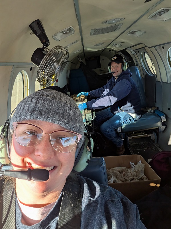 Crew during baiting mission