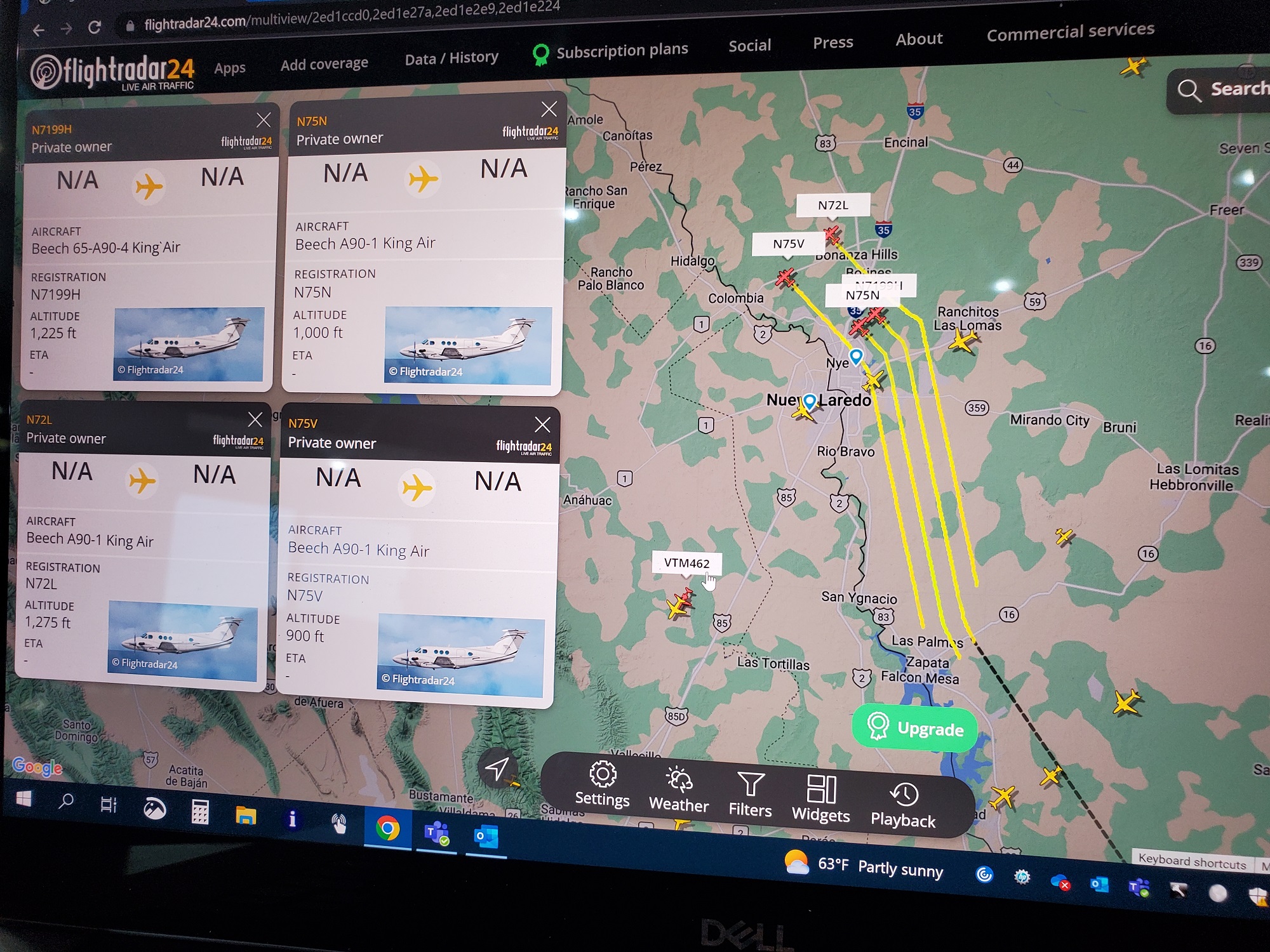 Flight following