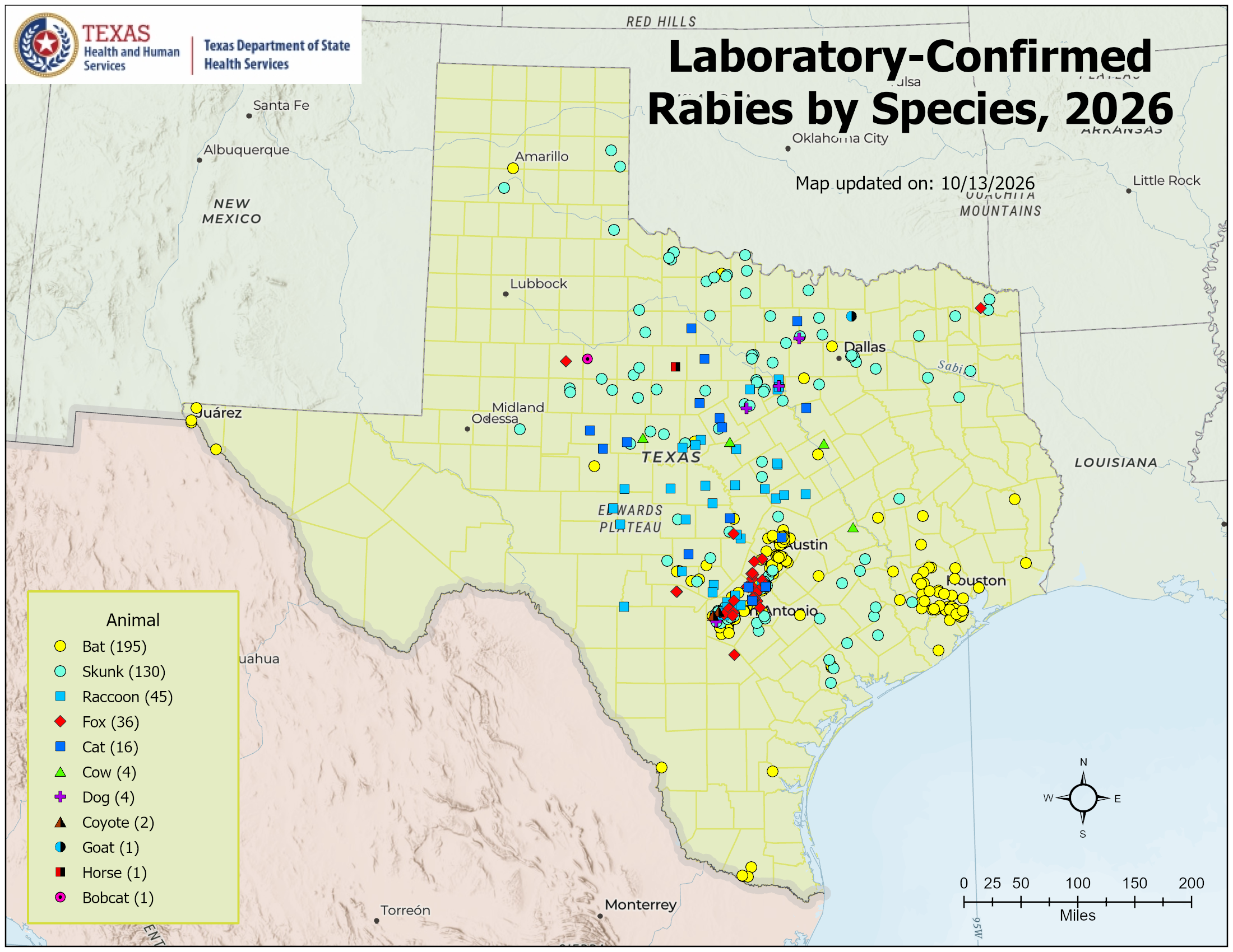Fox tests positive for rabies found at Texas State – The University Star