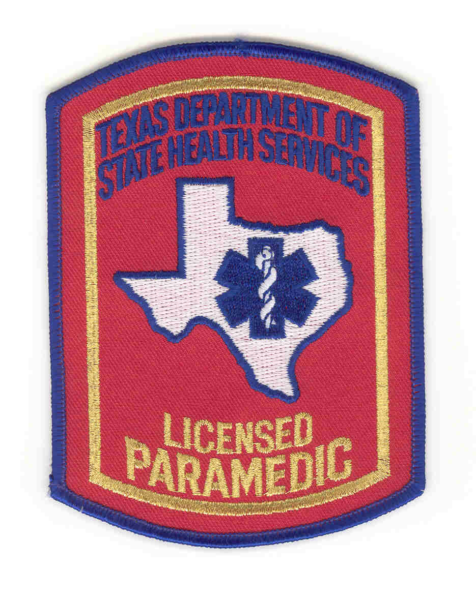 Texas EMT Patch - Color - 10 Pack