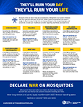 Enfermedades transmitidas por mosquitos Hojas informativas miniatura (inglés)