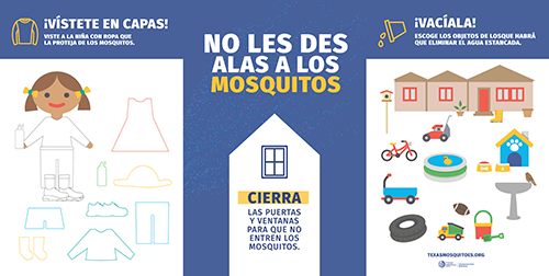 Tabletop Display: Mosquito Prevention Youth Education in Spanish