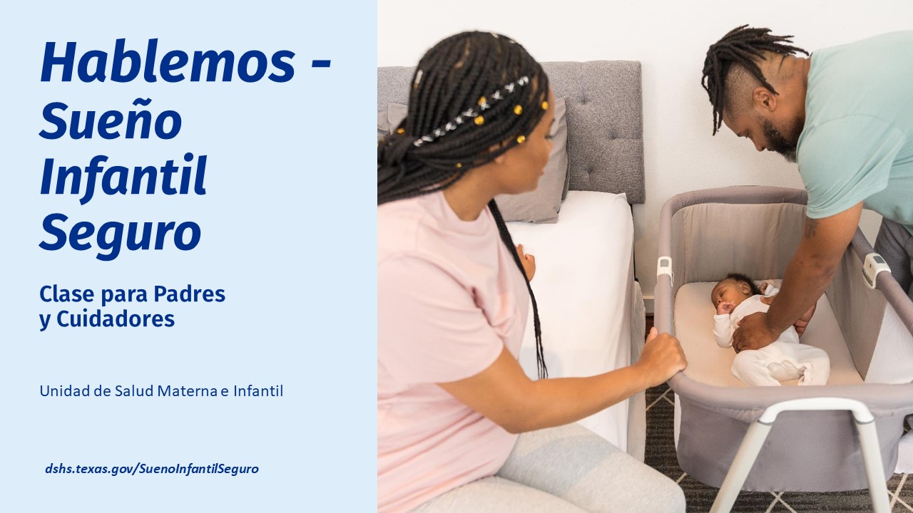 Clase para Padres y Cuidadores Hablemos – Sueño Infantil Seguro