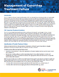 Management of Gonorrhea Treatment Failure