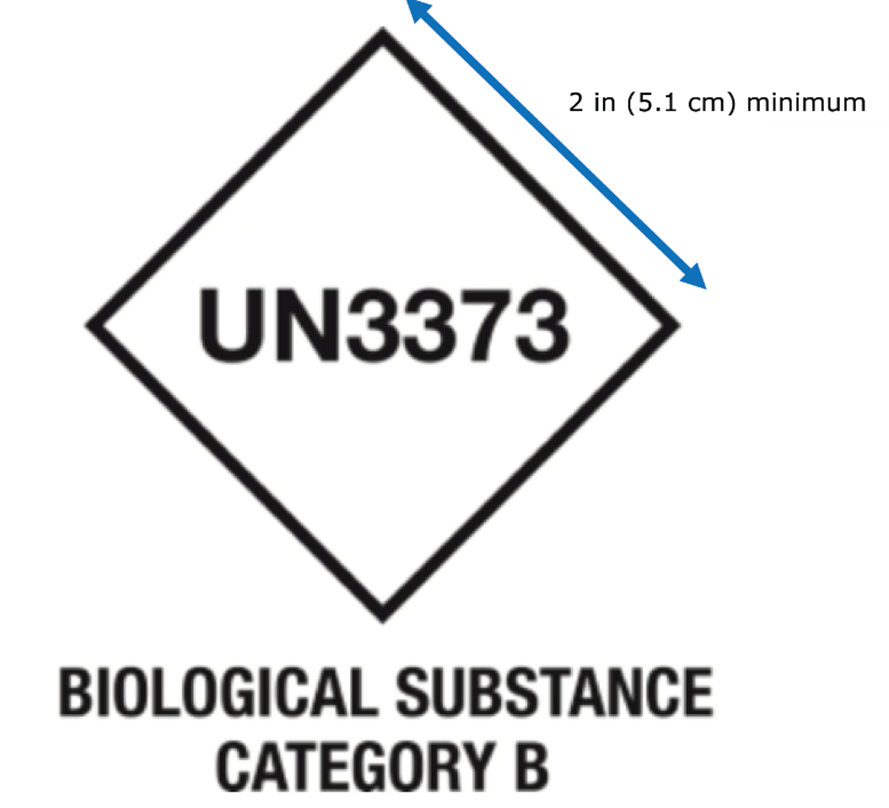 UN3373 sticker