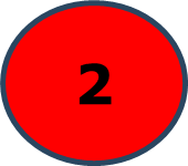 Red Circle with number 2