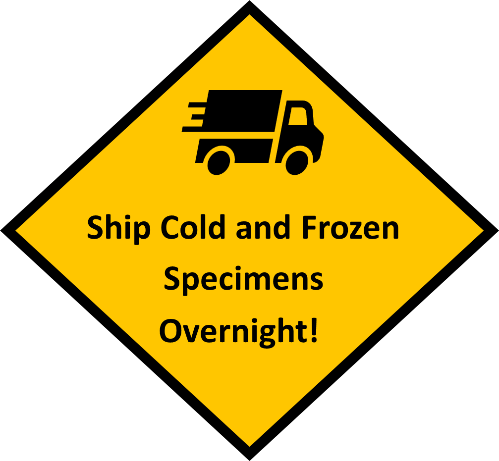 Ship Cold and Frozen Specimens Overnight