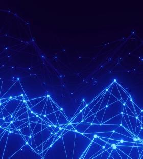 abstract network art
