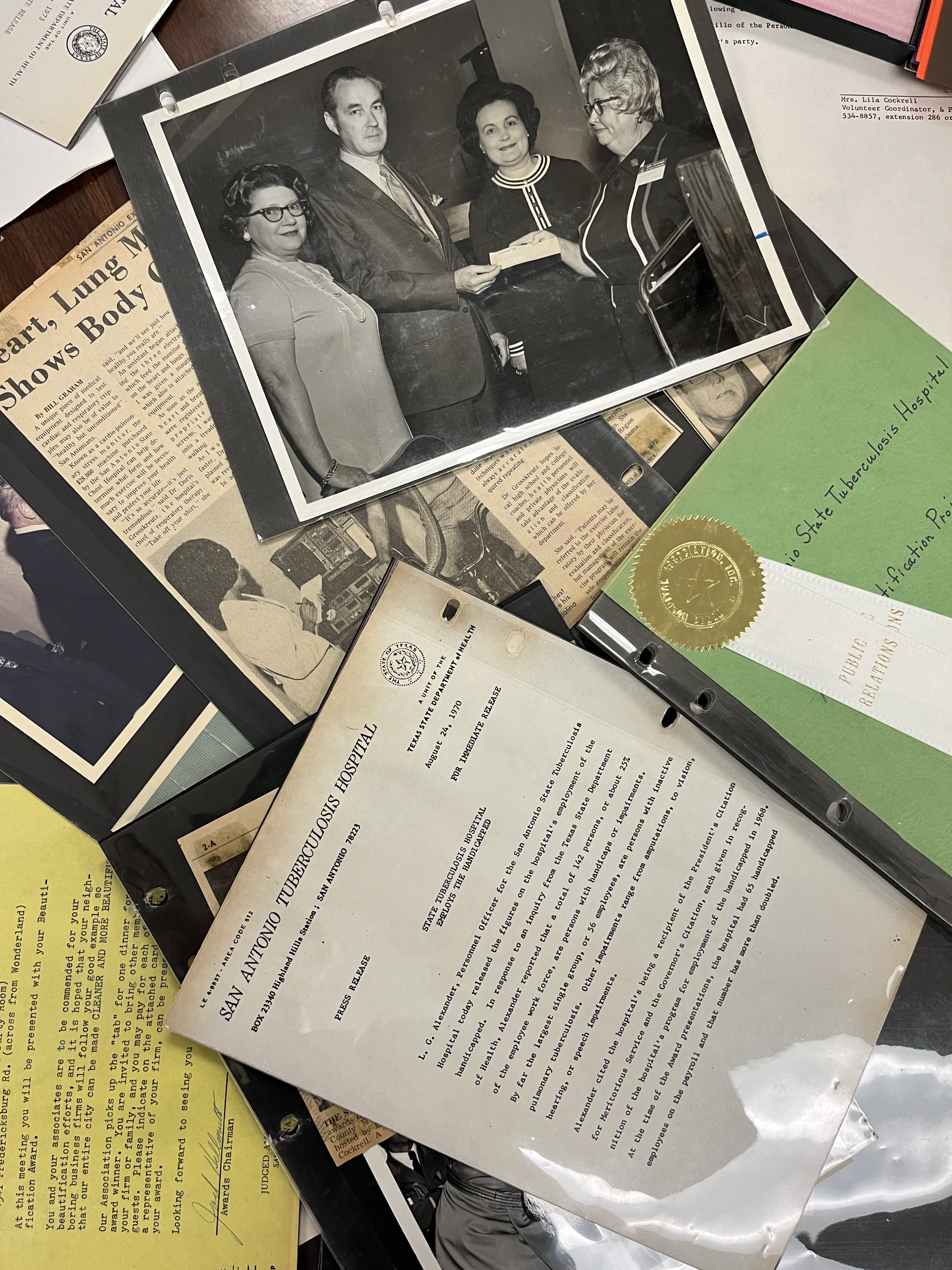 Collage of images showing TCID's history