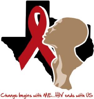 Texas Black Women's Initiative Logo: Change begins with me...HIV ends with US