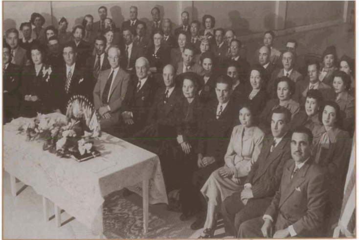 Junta del comité contra la tuberculosis en El Paso, 1948