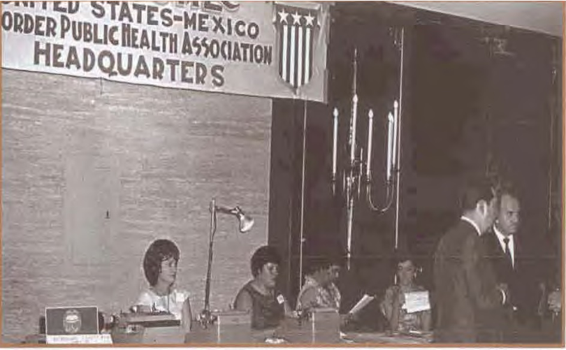Mesa de registro 25.a conferencia anual de AFMES, Houston, Texas, 5-9 de junio, 1967
