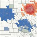 Hot spot analysis map