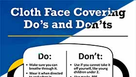 thumbnail of Face Coverings Do's and Don'ts - English