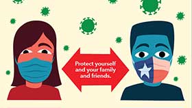 thumbnail of Face Coverings Protect Others - English