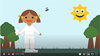 Video interactivo para niños para prevenir la propagación de enfermedades transmitidas por mosquitos