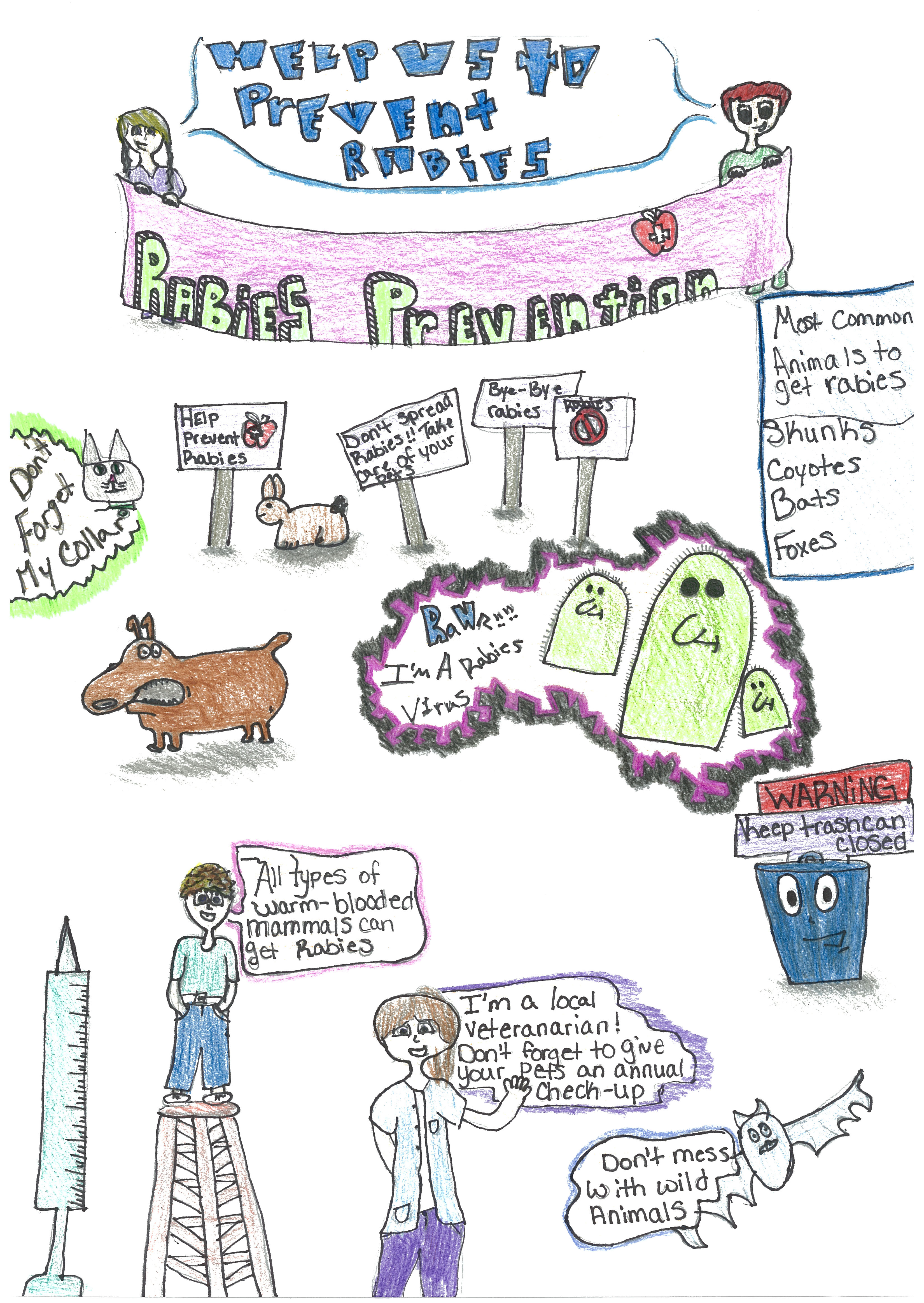 Past Winners – Rabies Awareness and Prevention Poster Contest | Texas DSHS