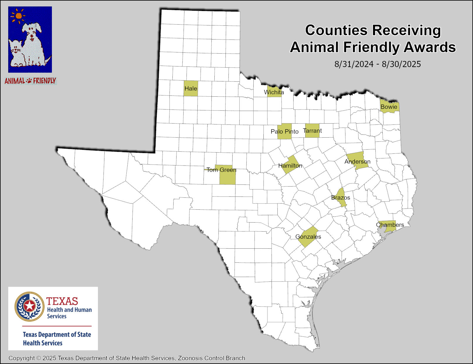 Animal friendly awards 2024-2025
