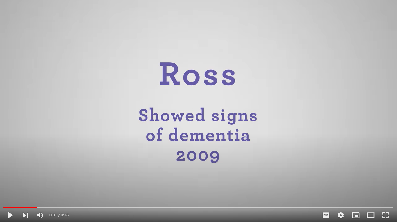 SS- Alzheimer's Campaign TV Ad Ross 2022