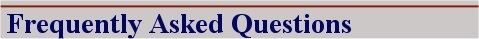 frequently asked