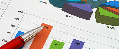 Graphs on a piece of paper.