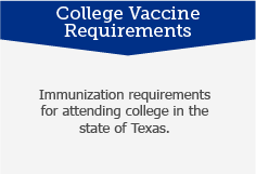College Vaccine Requirements