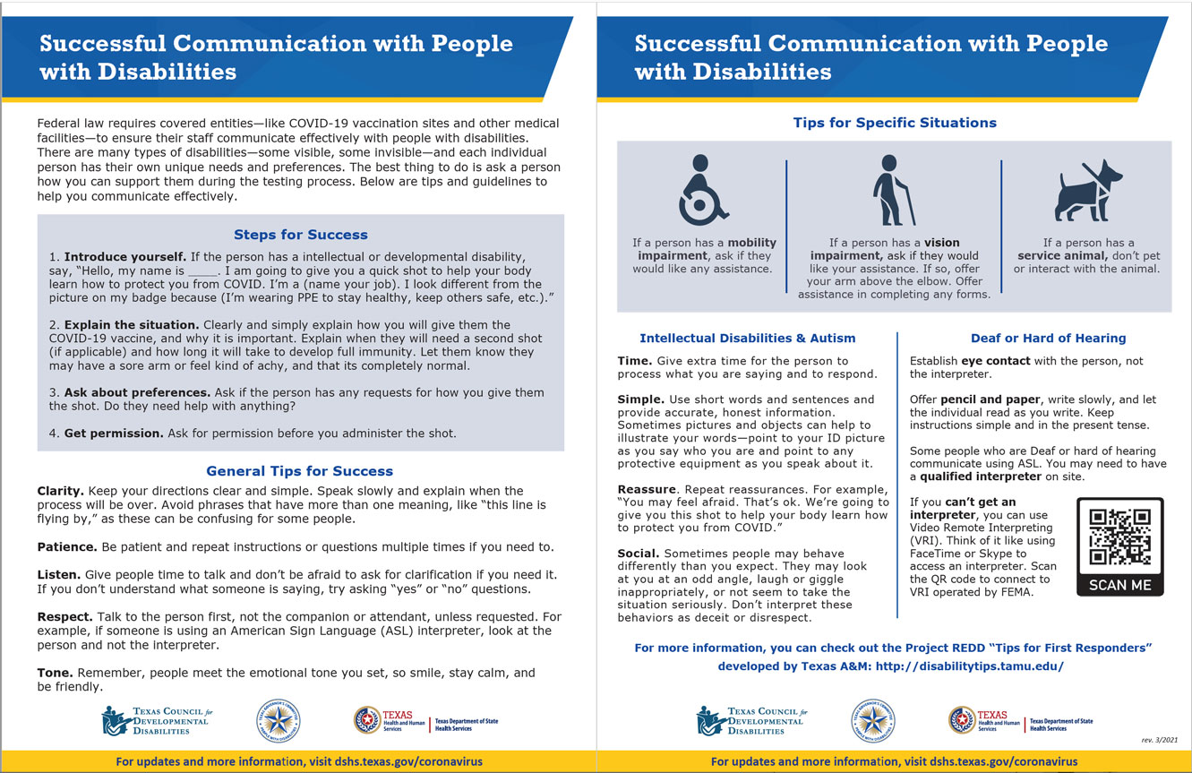 Thumbnail preview of Successful Communication with People with Disabilities PDF