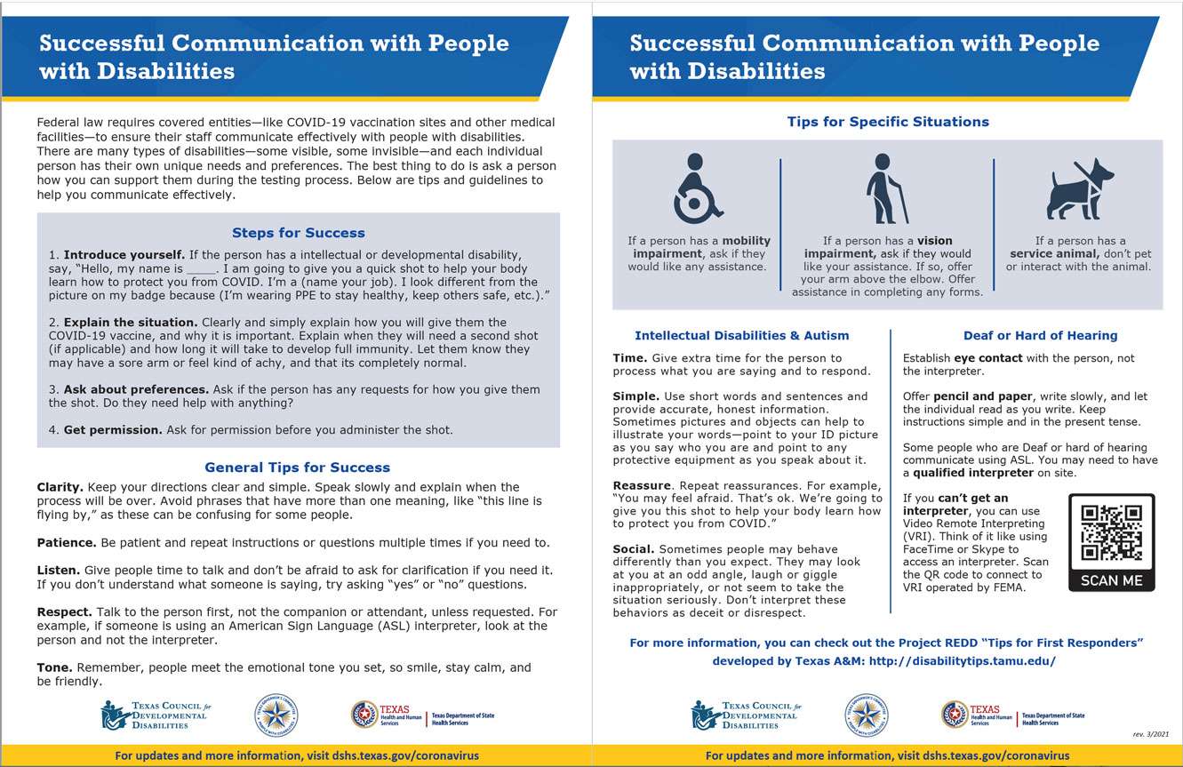 Thumbnail preview of Successful Communication with People with Disabilities PDF