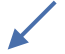 blue arrow angled left