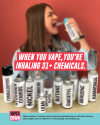 Vapes Down Spray Can Poster